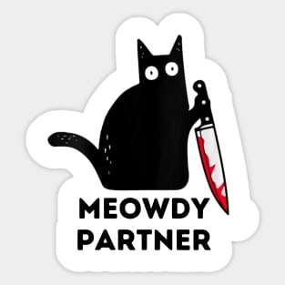 Meowdy partner Sticker